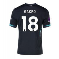 Liverpool Cody Gakpo #18 Vonkajší futbalový dres 2024-25 Krátky Rukáv